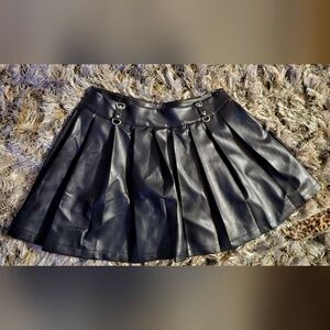 Leather Tennis Skirt